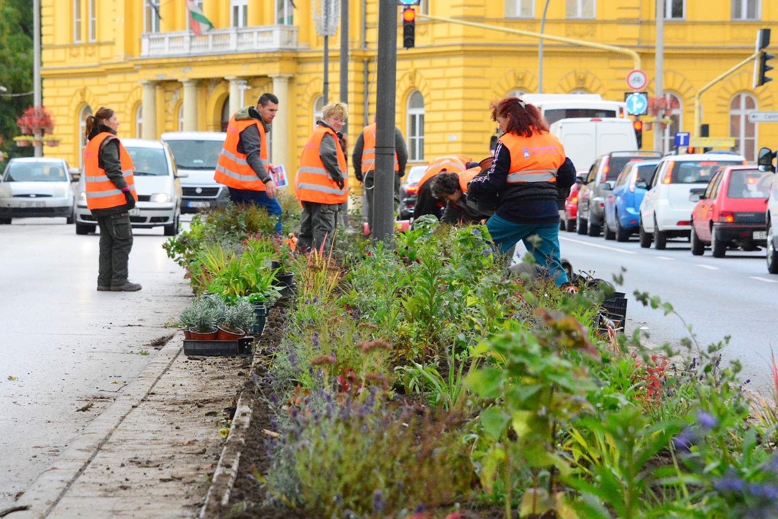 Ha nem tapossuk ki gyönyörű lesz jövő nyárra az új zöld sáv a Várkörúton